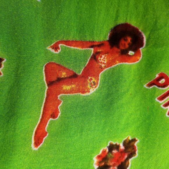 Pin Up Girl Print Coquette Wrap/Scarf Multi Color Art To Wear Model Strike Pose - Picture 5 of 10